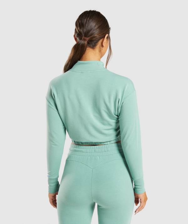 Damske Pulovre Gymshark Training Pippa Modre | JE5310679
